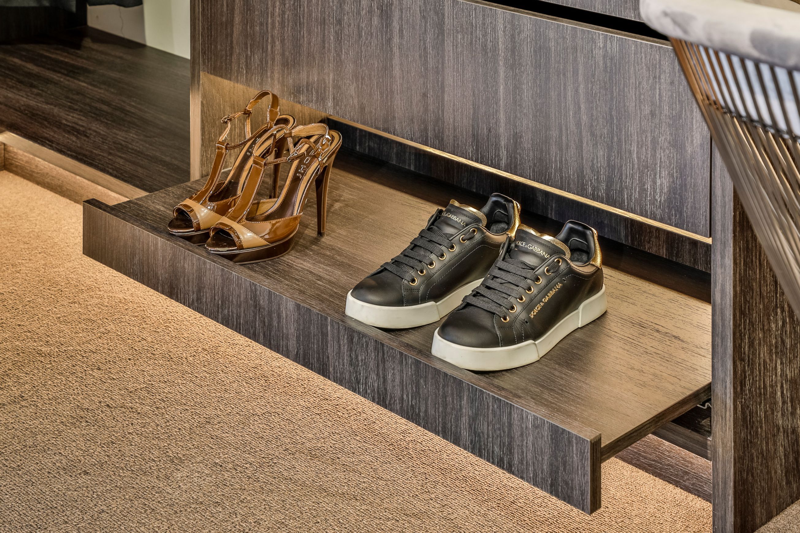 Custom Walk In Wardrobe