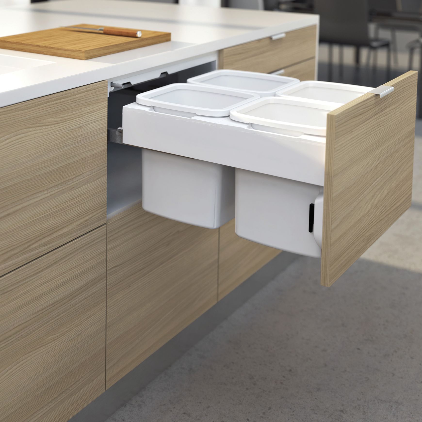 Concelo 4-in-1 Waste + Recycling Bin System - NEW