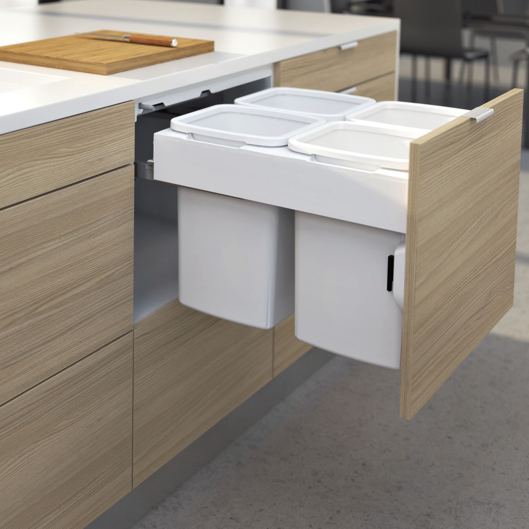 Concelo 4-in-1 Waste + Recycling Bin System - NEW