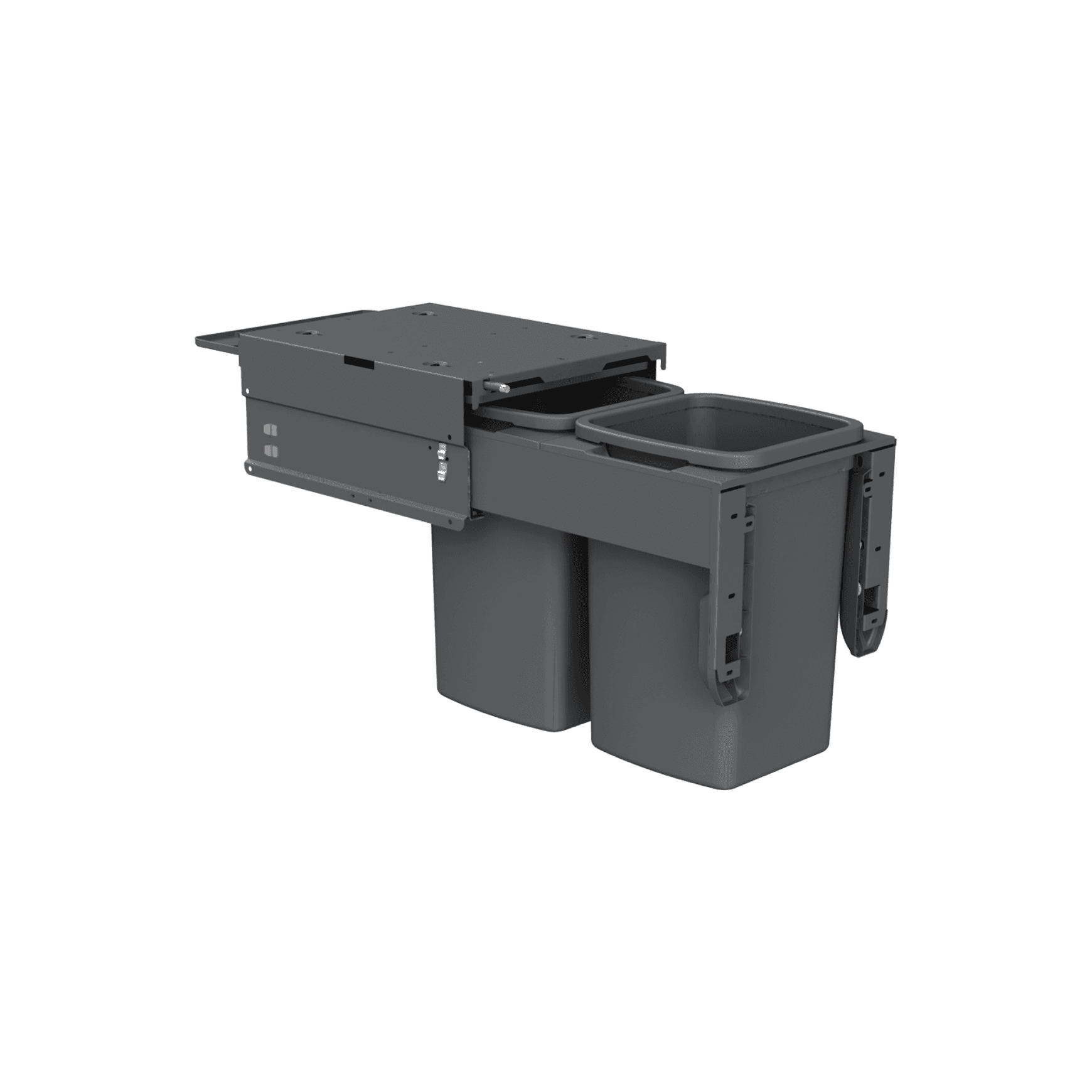 Concelo 2 x 16L Buckets | Door Pull | Cinder