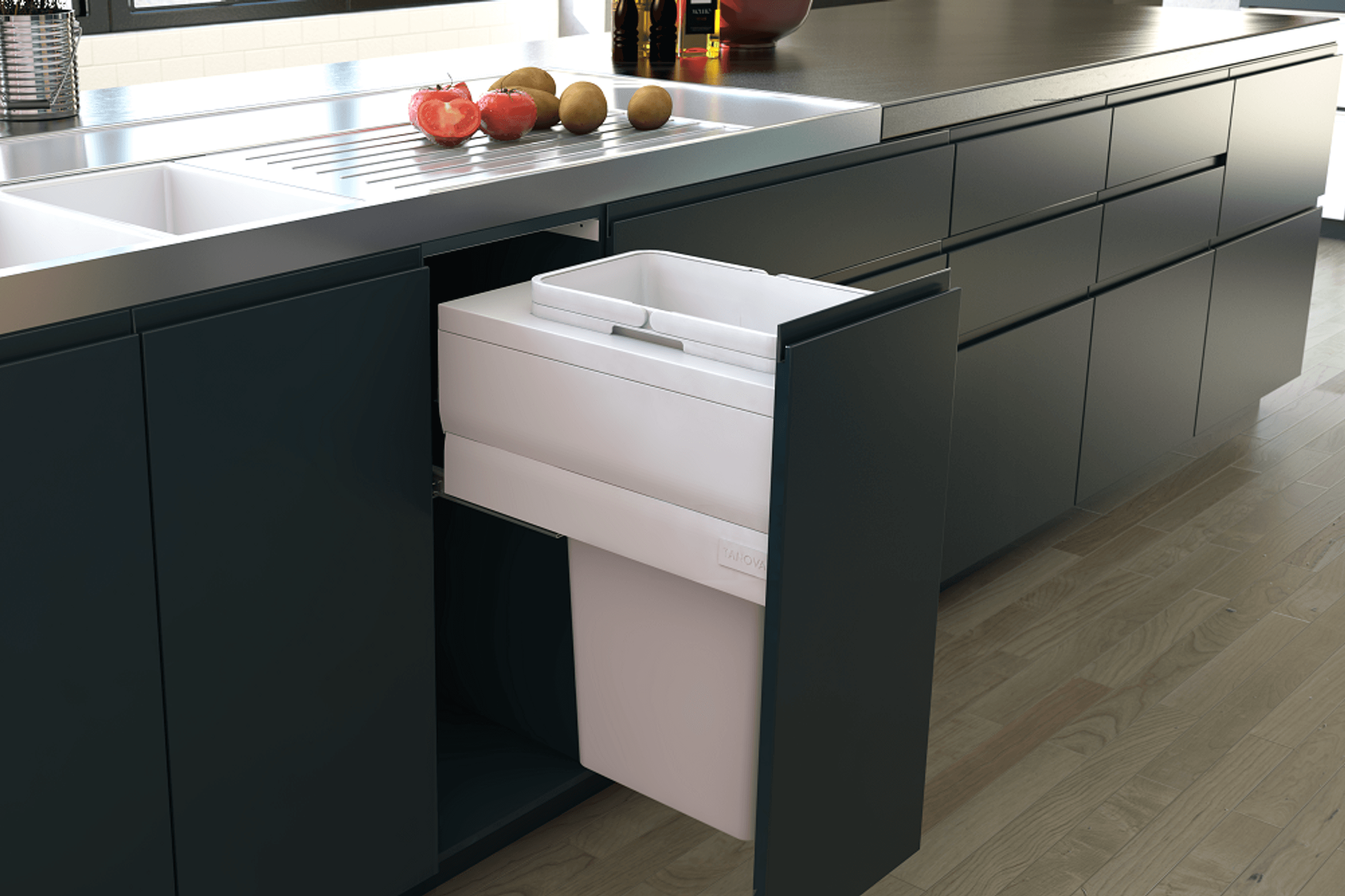 Tanova Designer Series Kitchen Waste Bins