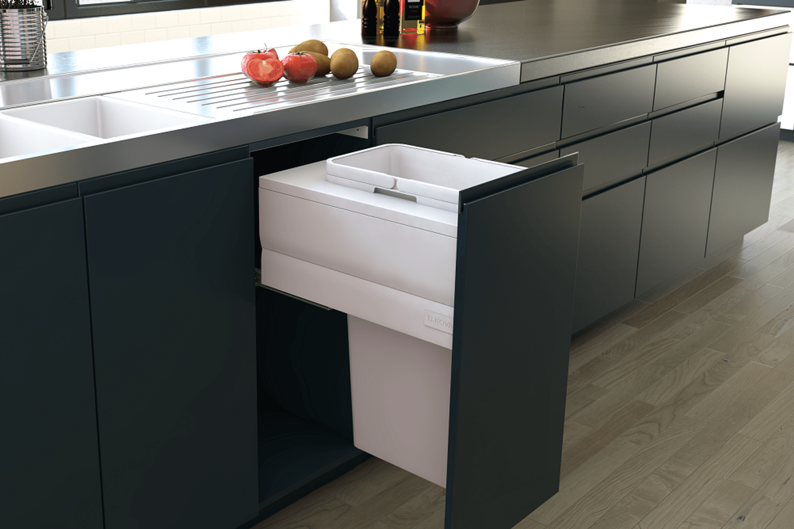 Tanova Designer Series Kitchen Waste Bins