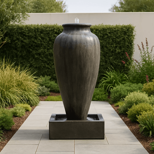 Caduceus Fountain with Base