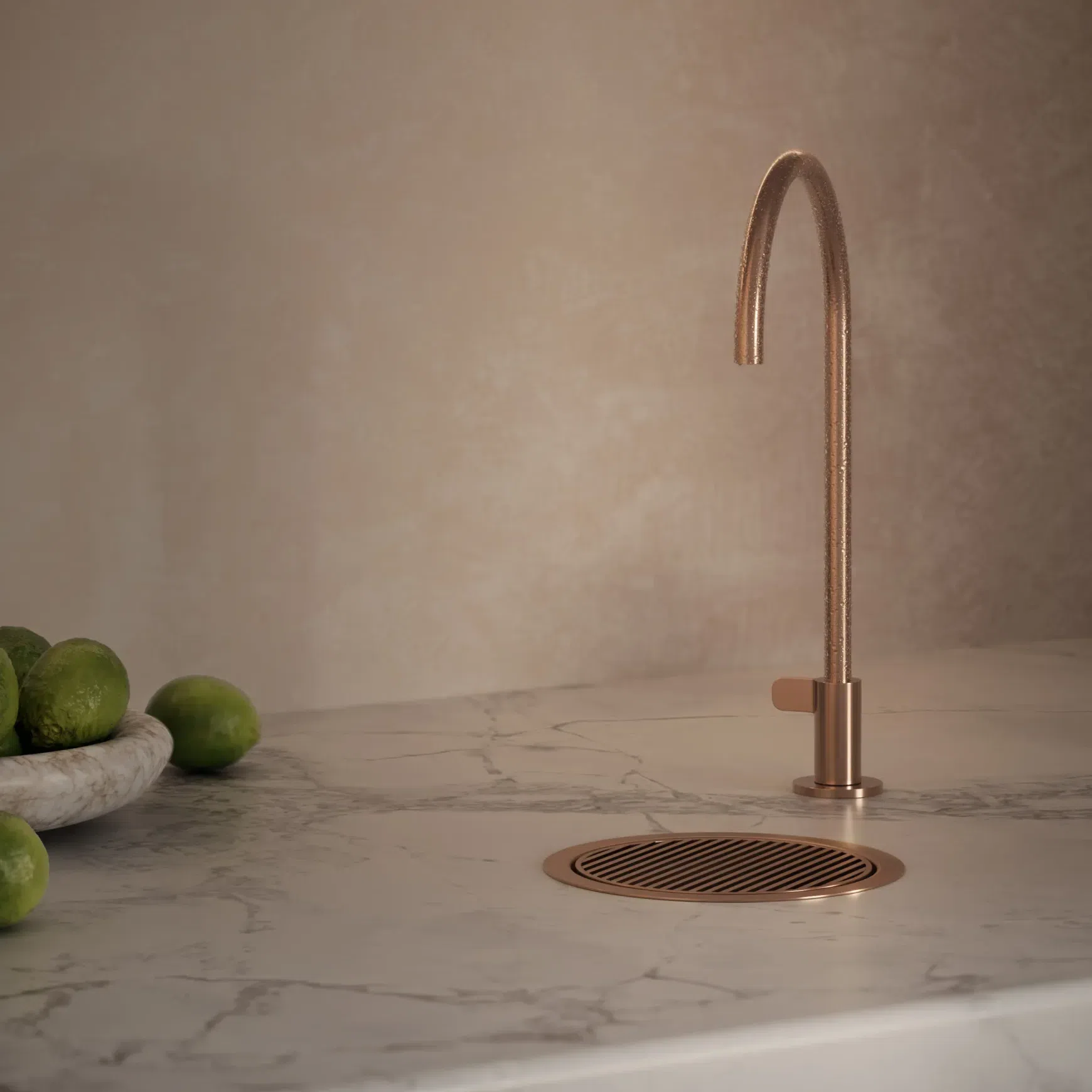 Mini Water Filter Tap with Font Drain