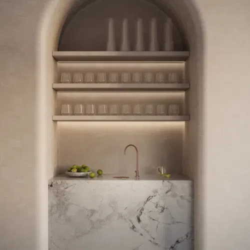 Mini Water Filter Tap with Font Drain