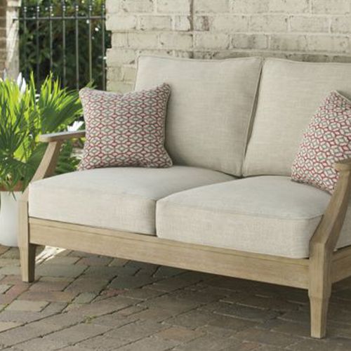 Dakota Outdoor Timber 2 Seater Lounge Sofa