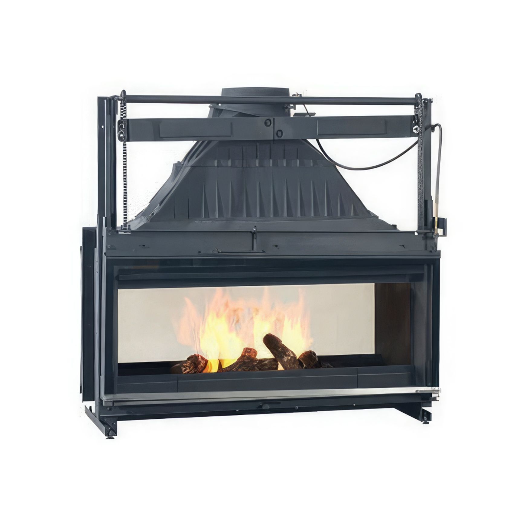 Cheminees Philippe Radiante 1200 Double Face Fireplace