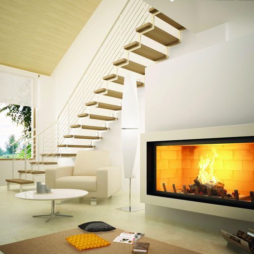 Axis H1400 Single Sided Fireplace