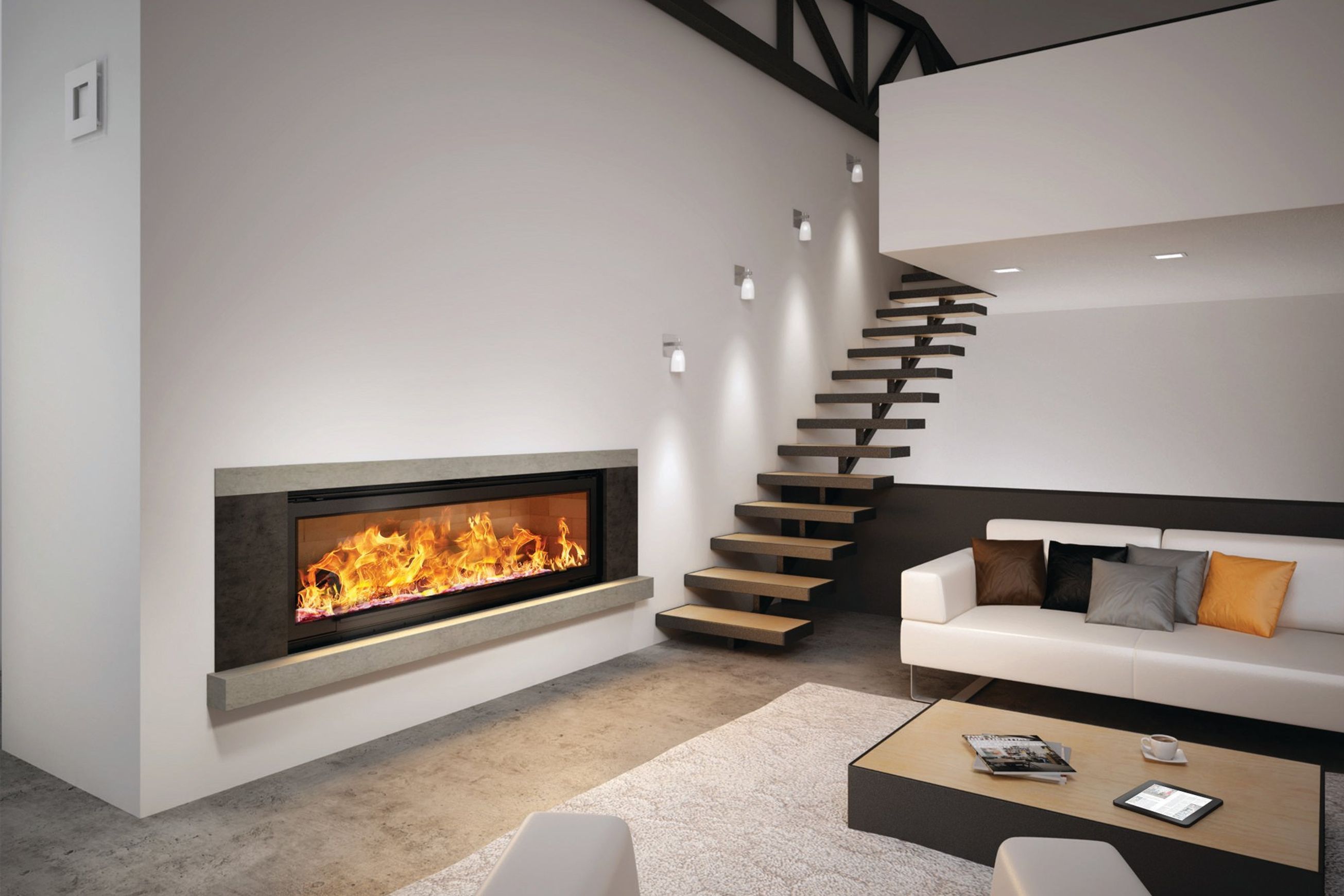 Axis H1600 XXL Inbuilt Fireplace
