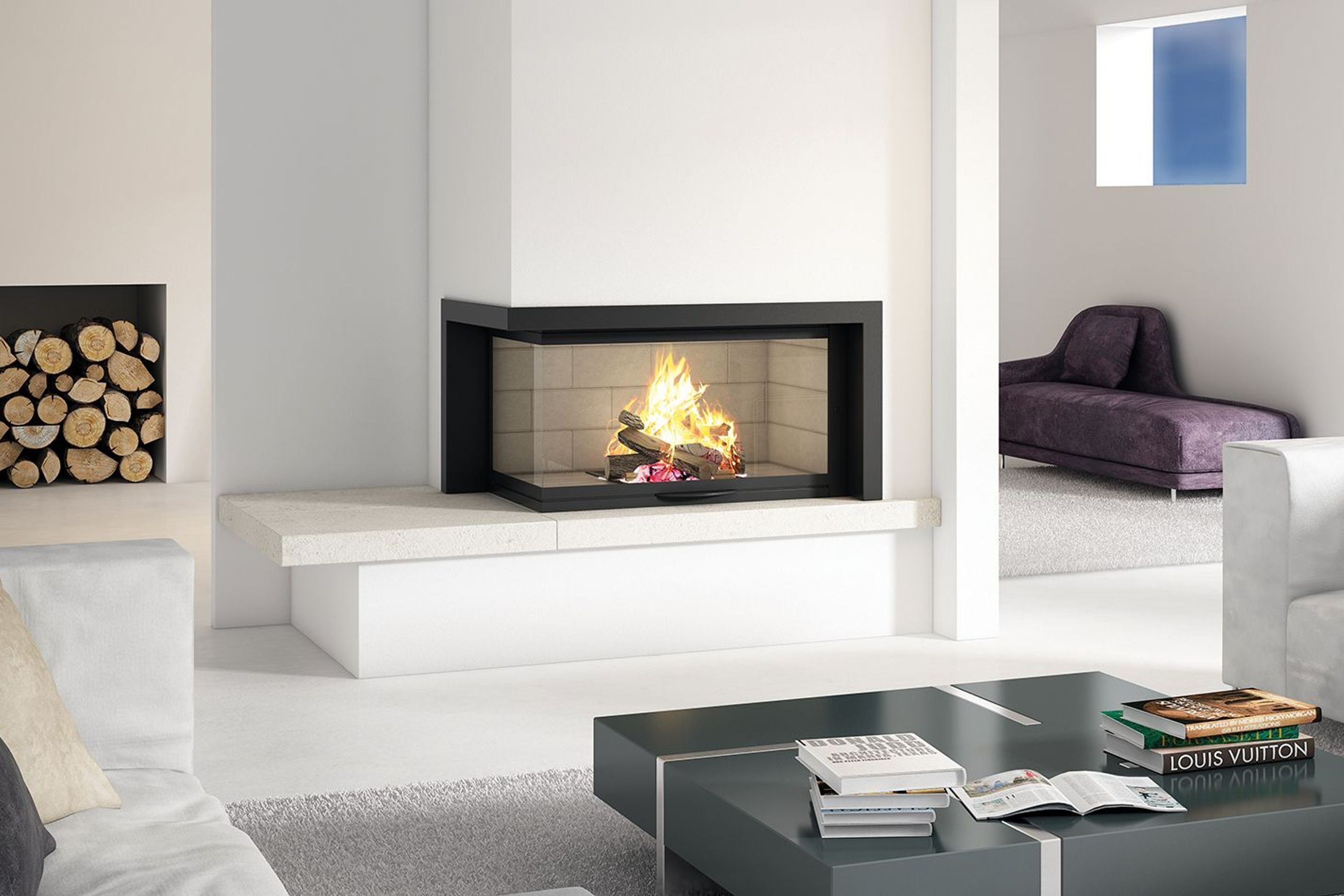 Axis H1200 VLG - Two Sided Fireplace