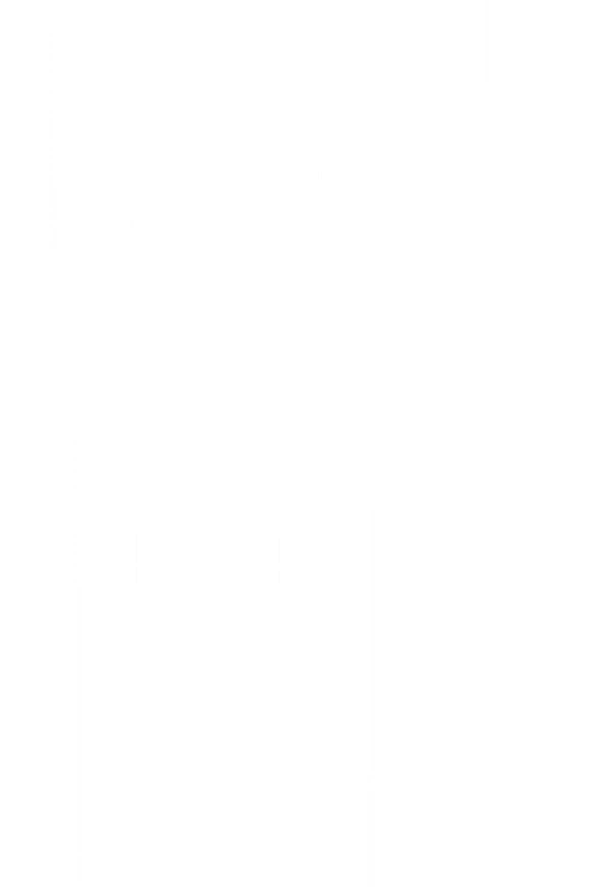 Axis H1600DS - Double Sided Fireplace