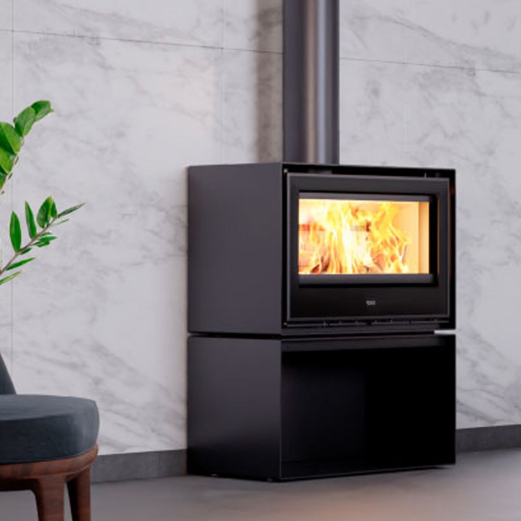 ADF Clare 80S Freestanding Wood Fireplace