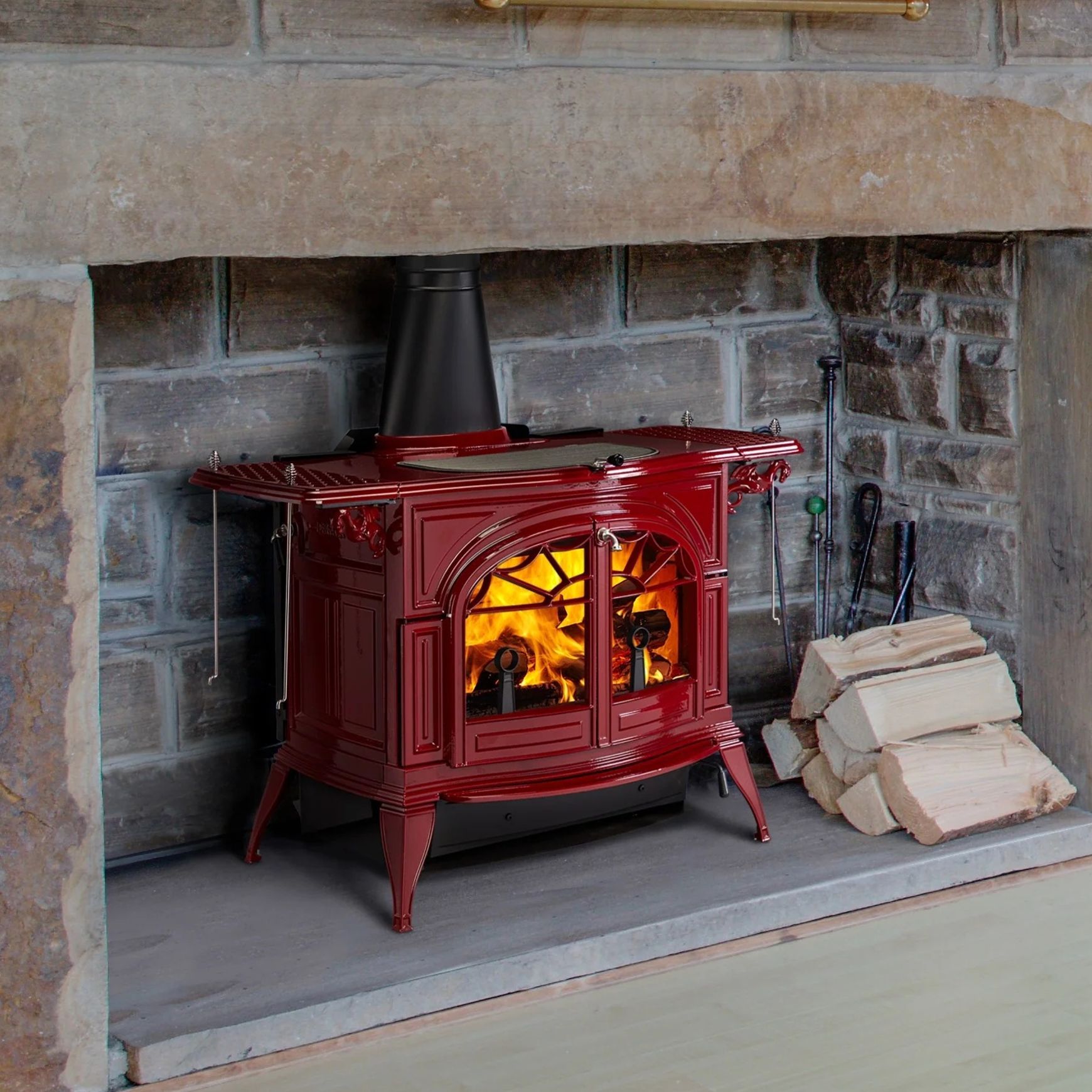 Vermont Castings Defiant Freestanding Wood Fireplace