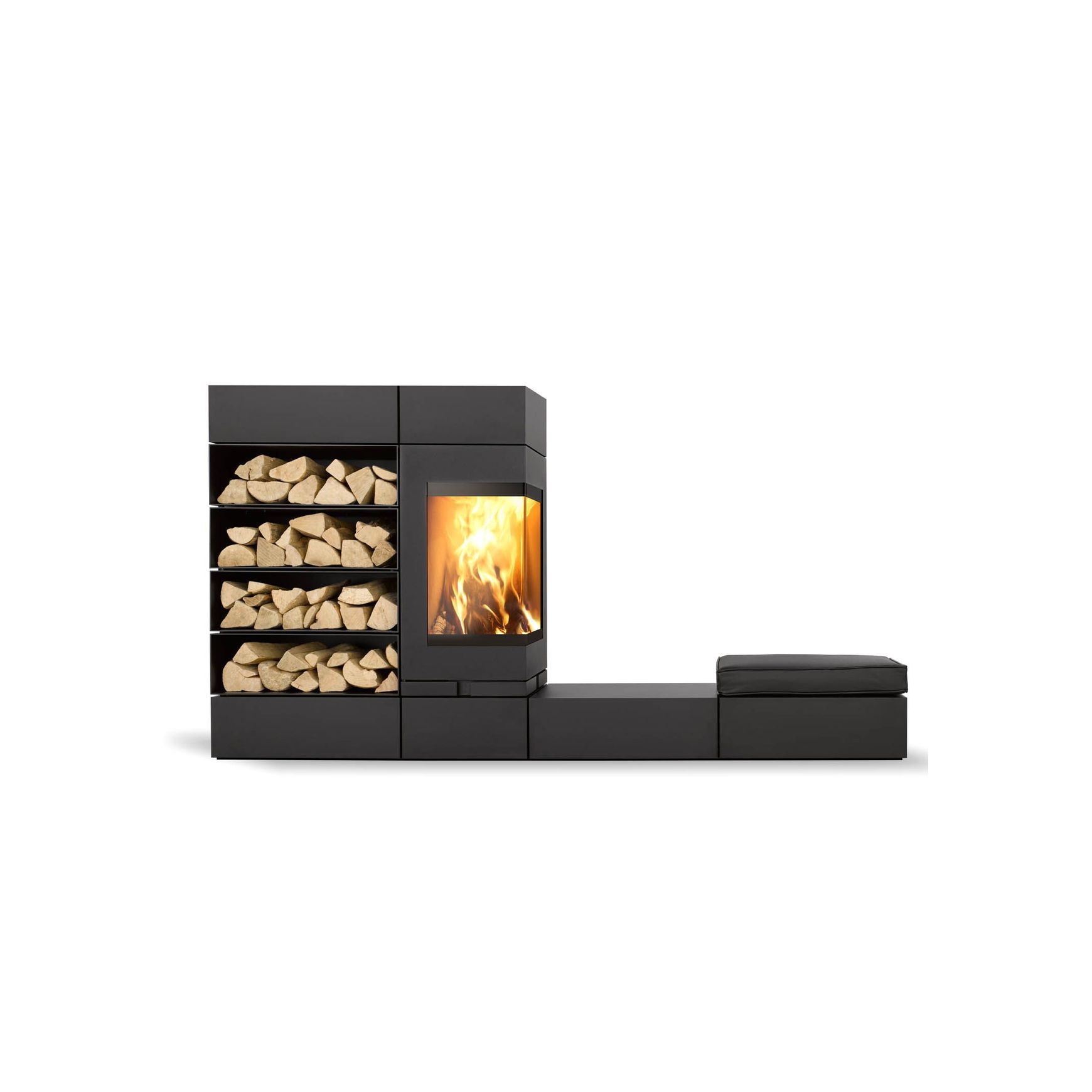 Elements 400 Corner Fireplace