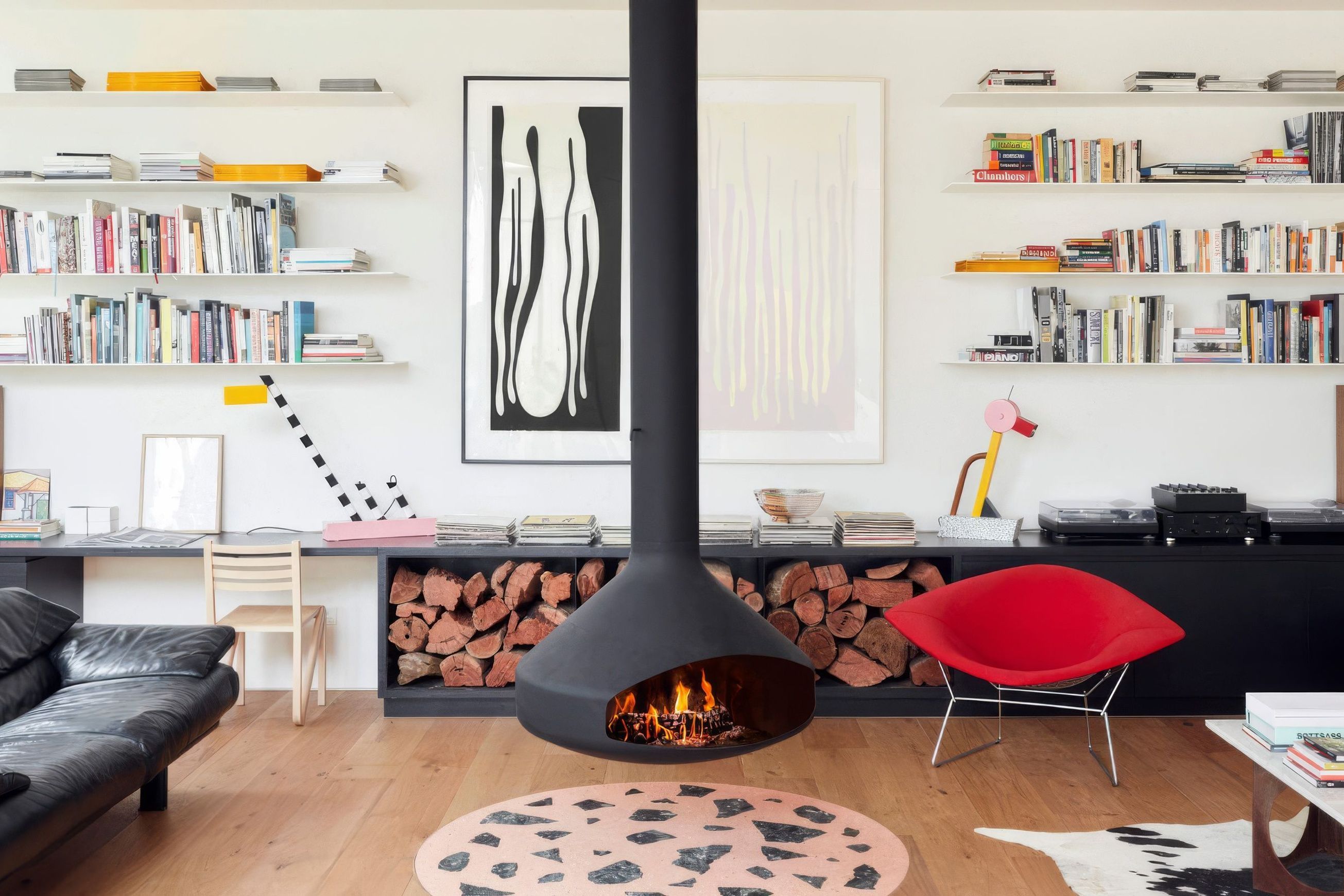 Ergofocus Suspended Fireplace