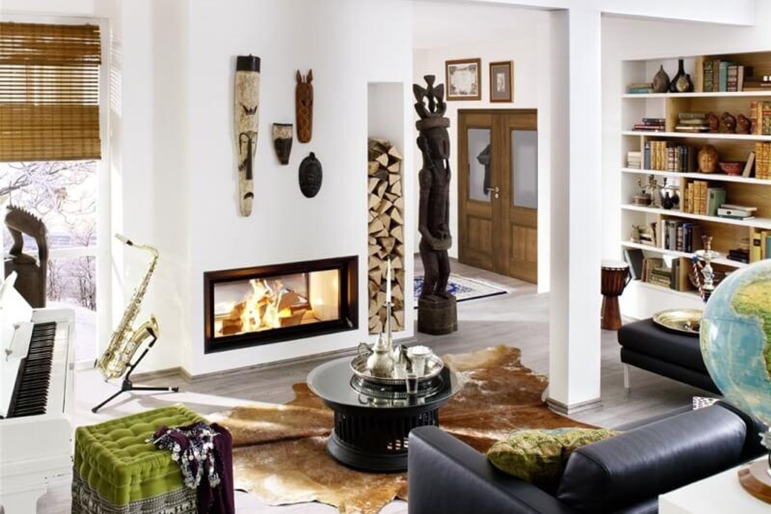 Euro Brunner Tunnel 101/45 Wood Fireplace