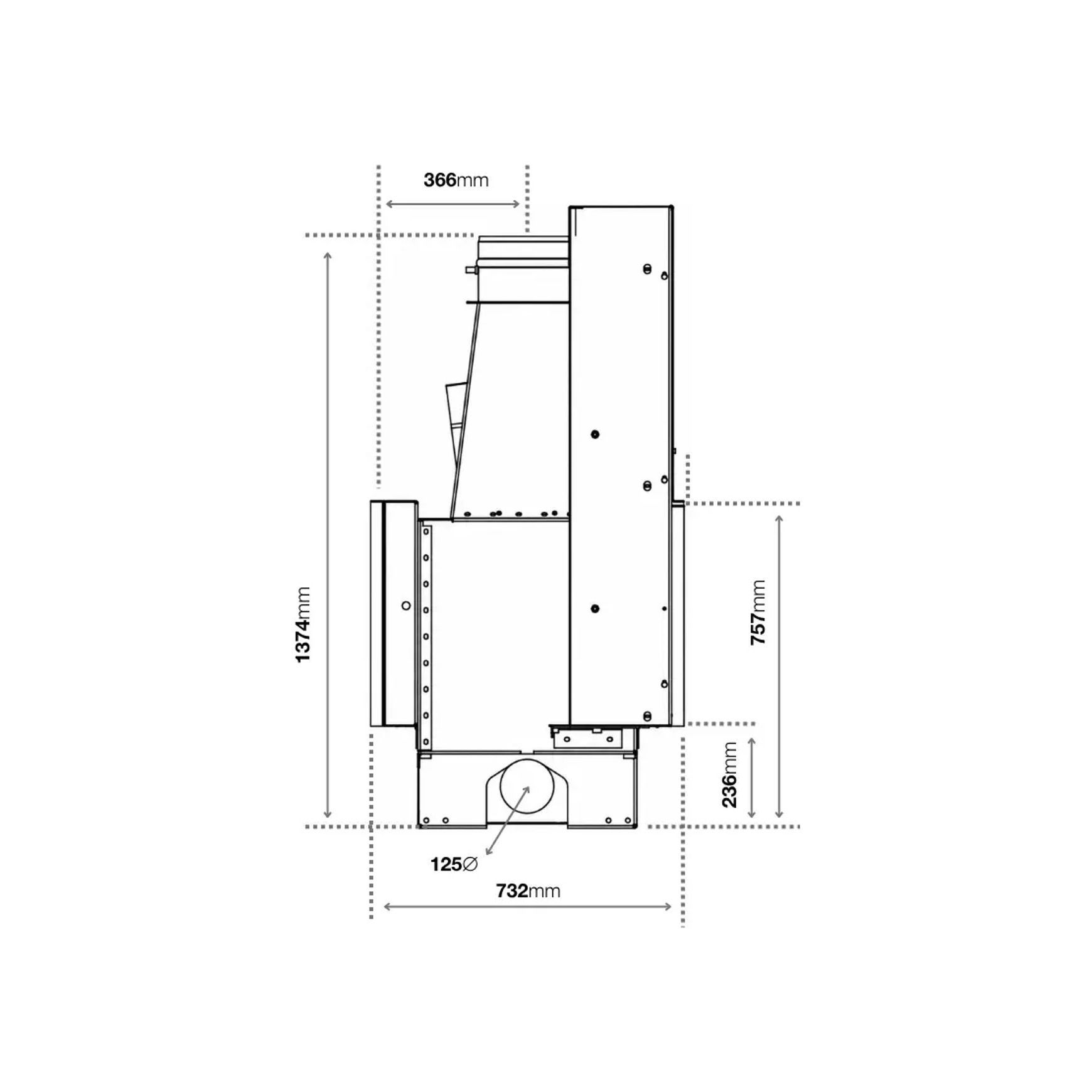 Axis FAS120 DS Fireplace