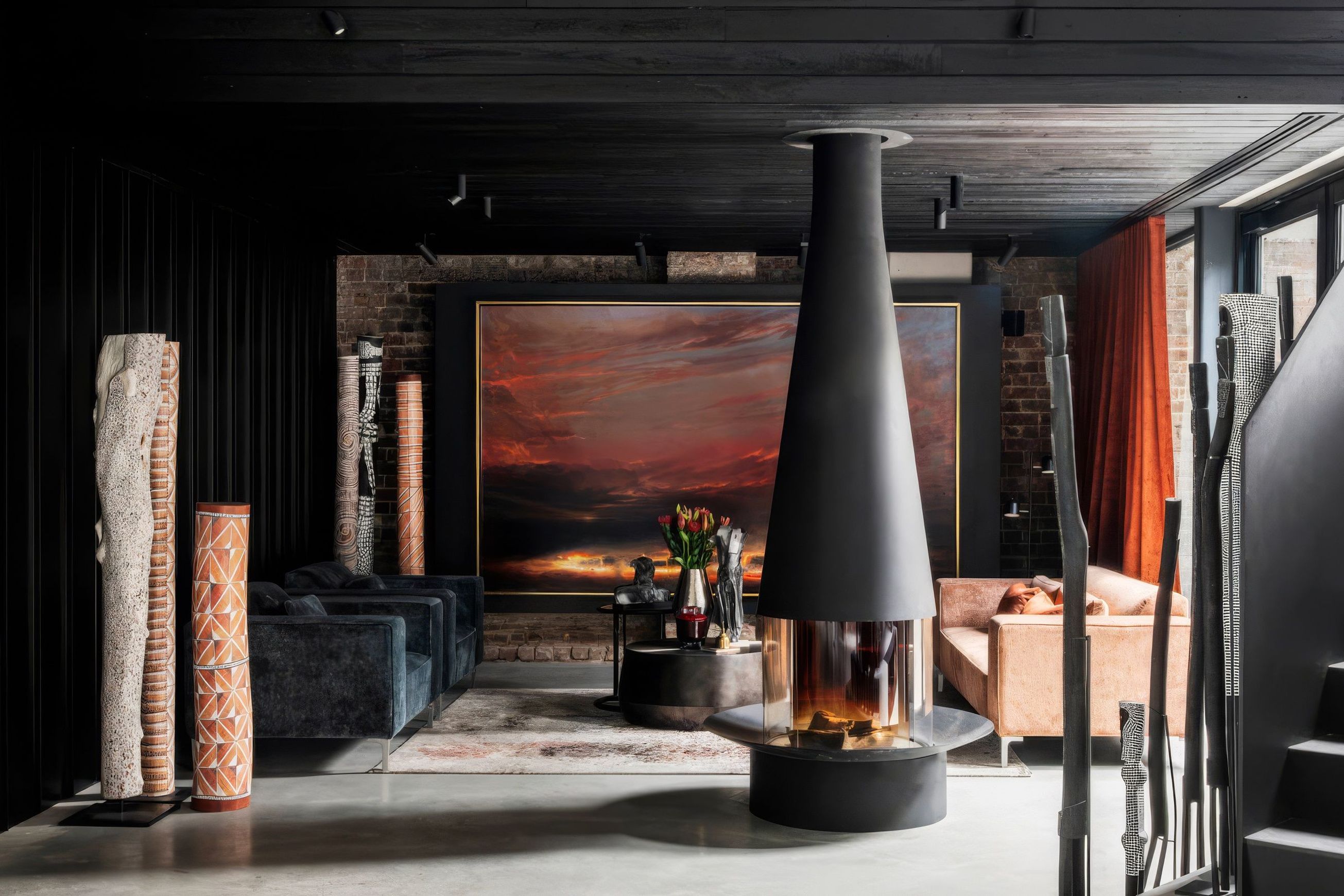 Filiofocus Suspended Fireplace
