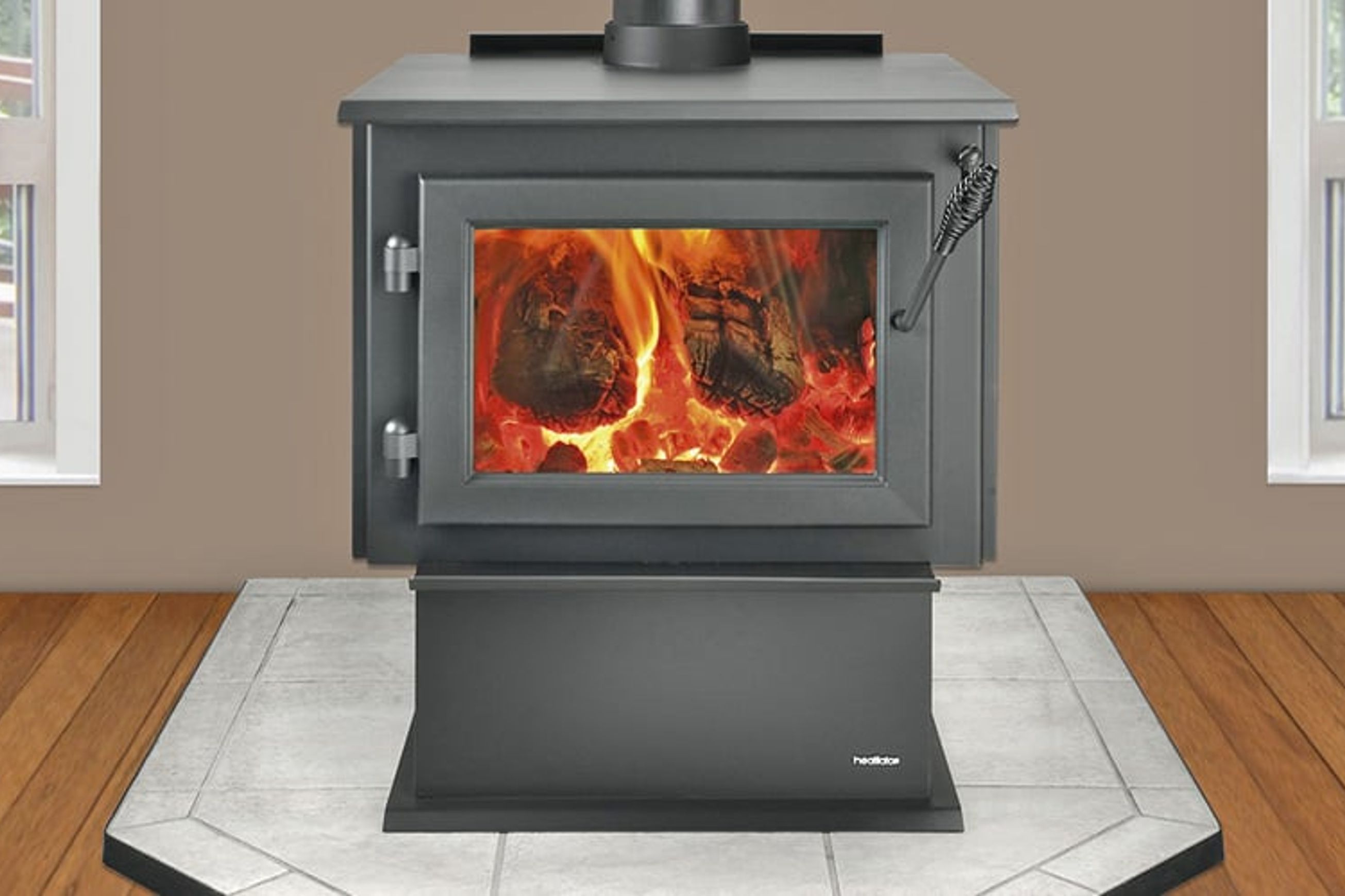 Heatilator WS18 Eco Choice With a 4m Flue Kit