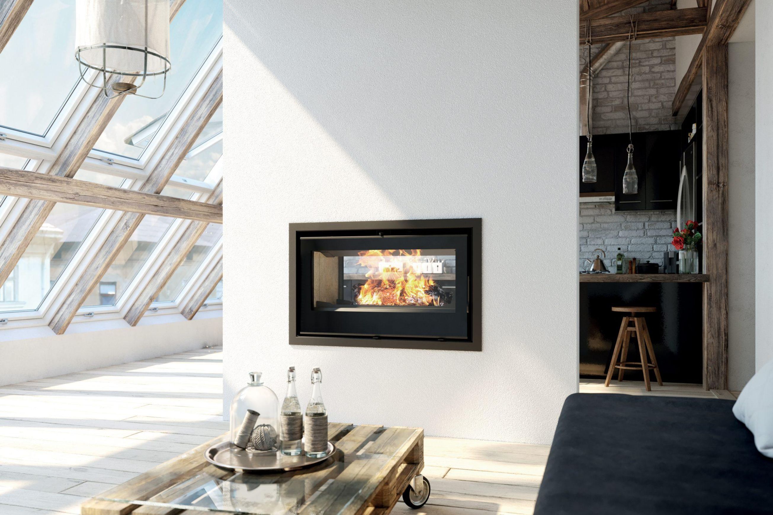 Axis L1000 DS Doubles Sided Zero Clearance Fireplace