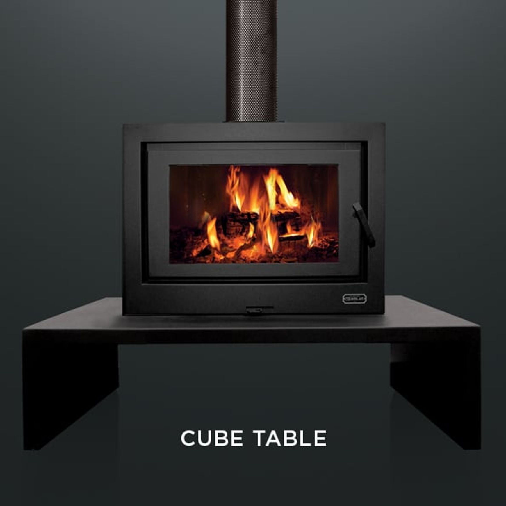 Kemlan Cube Wood Fireplace