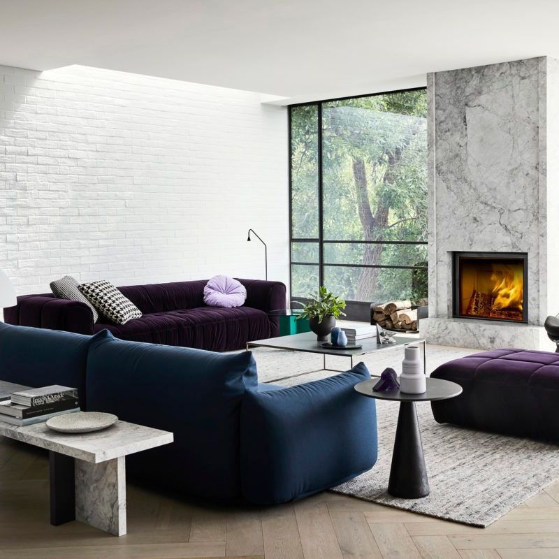 Stuv 21 - Single Sided Built-in Fireplace