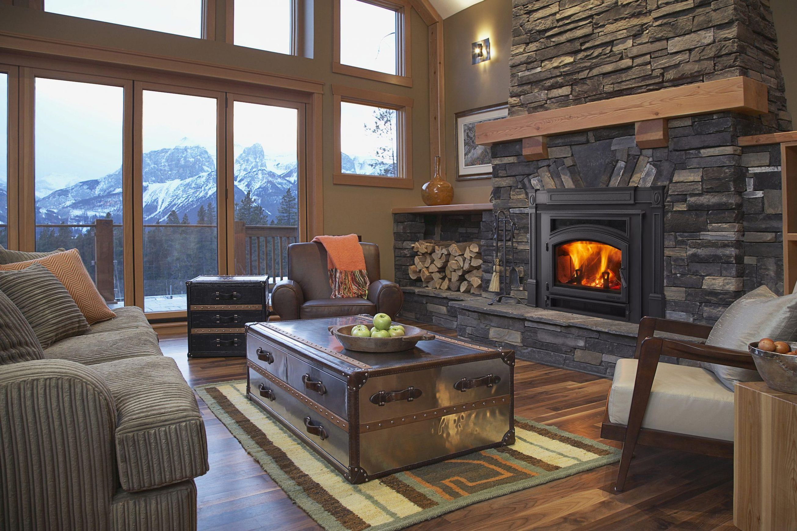 Quadrafire Expedition Inbuilt Wood Fireplace