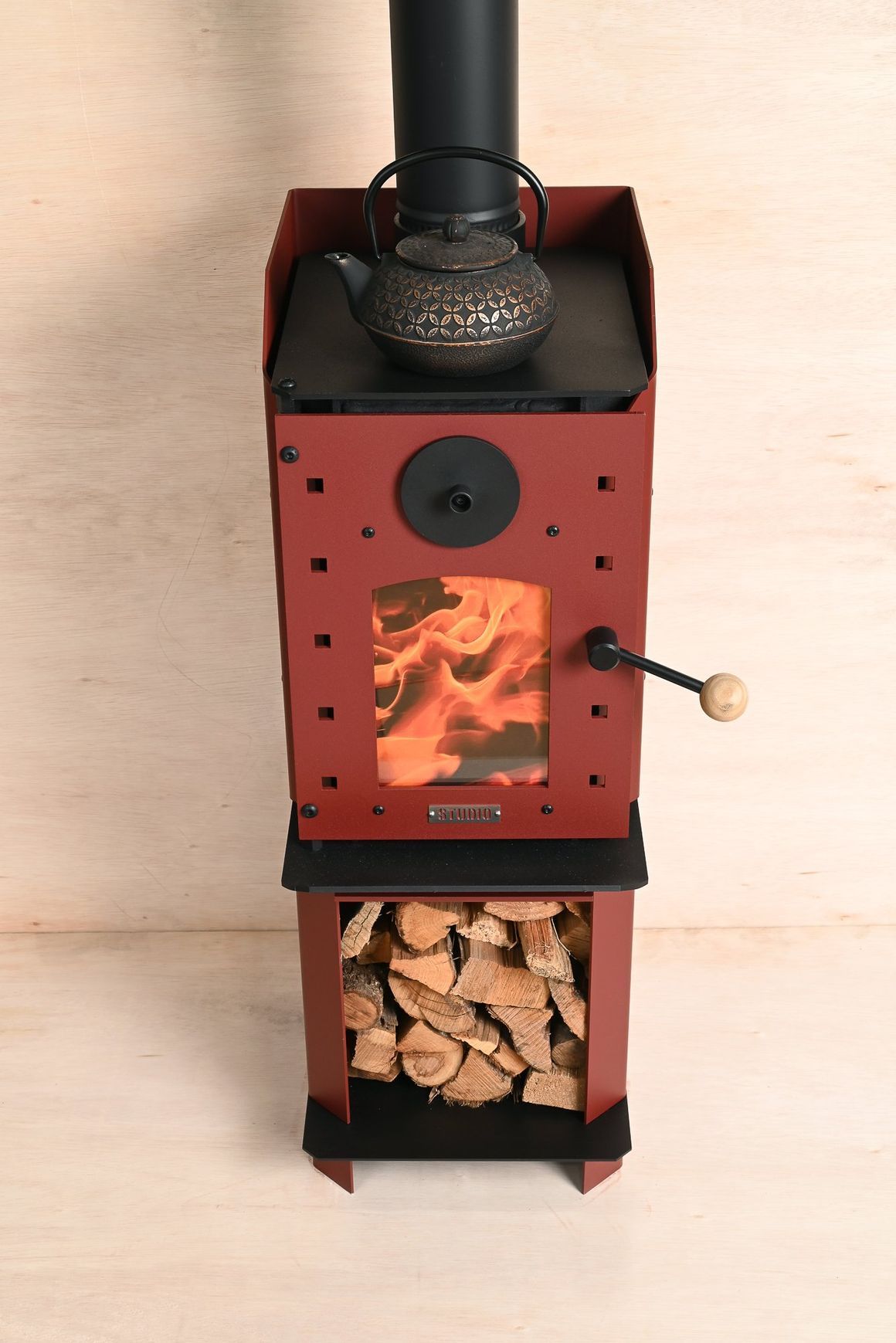 Warmington | Studio Compact - Log Box Fireplace