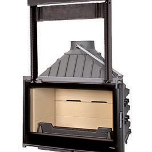 Seguin Visio 8 Cast Iron Fireplace Lift Door