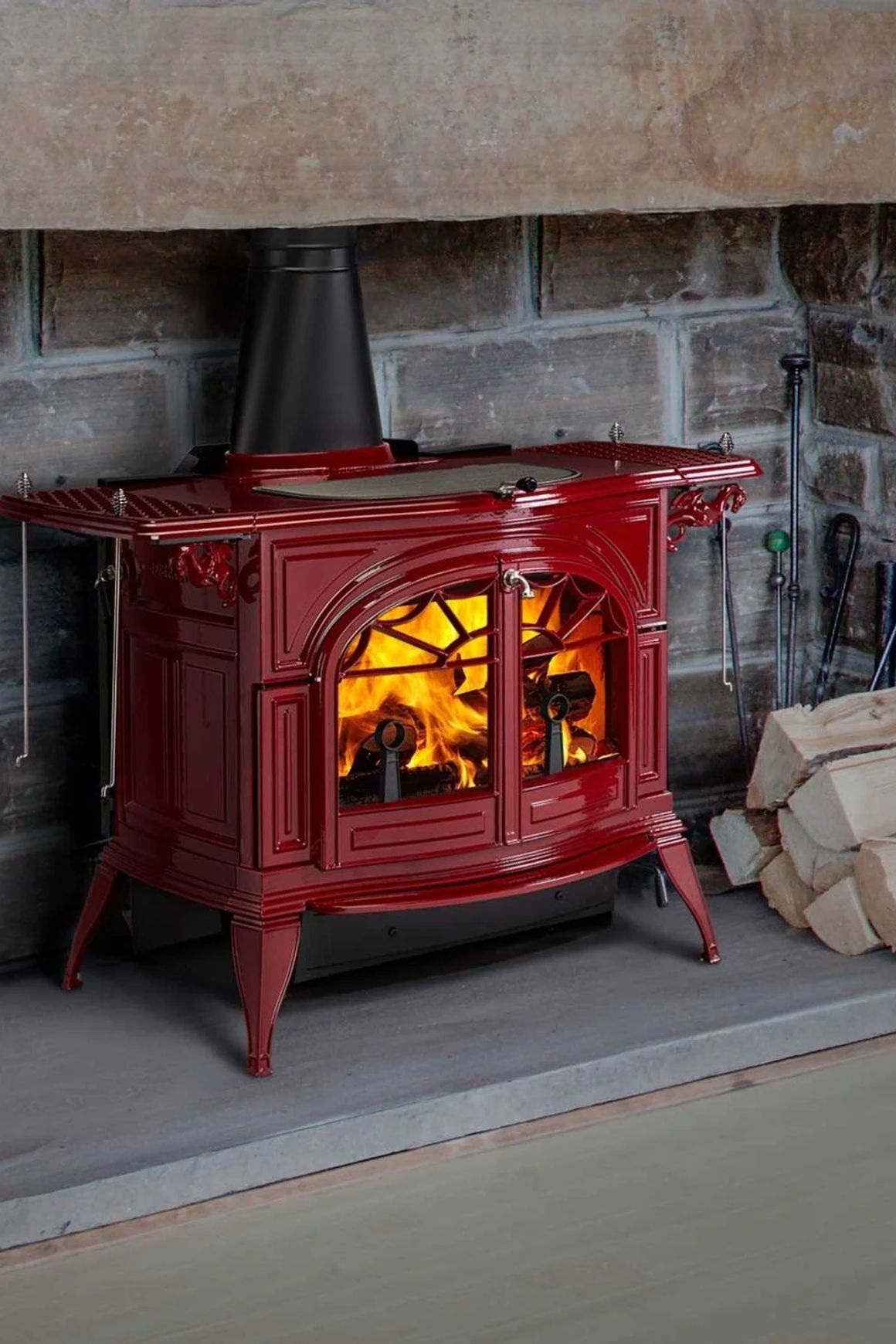 Vermont Castings Defiant Freestanding Wood Fireplace