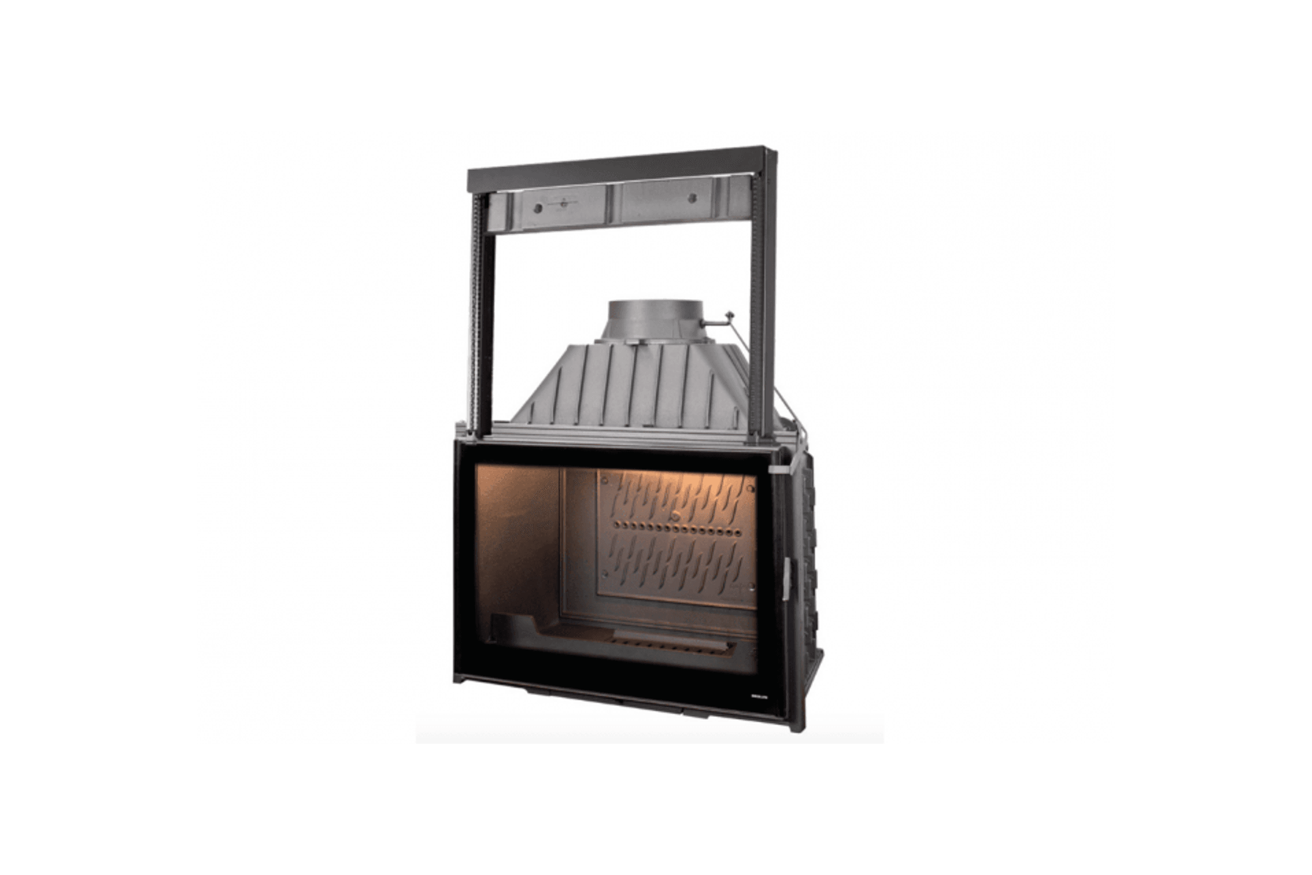 Seguin Super 9 Cast Iron Fireplace Lift Door Black Line