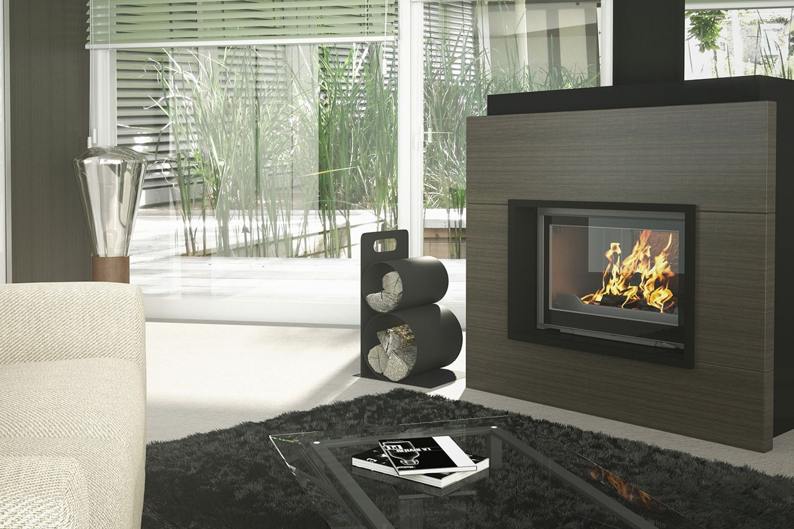 Seguin Visio 8 Plus Cheminee -  Swing and Lift Door