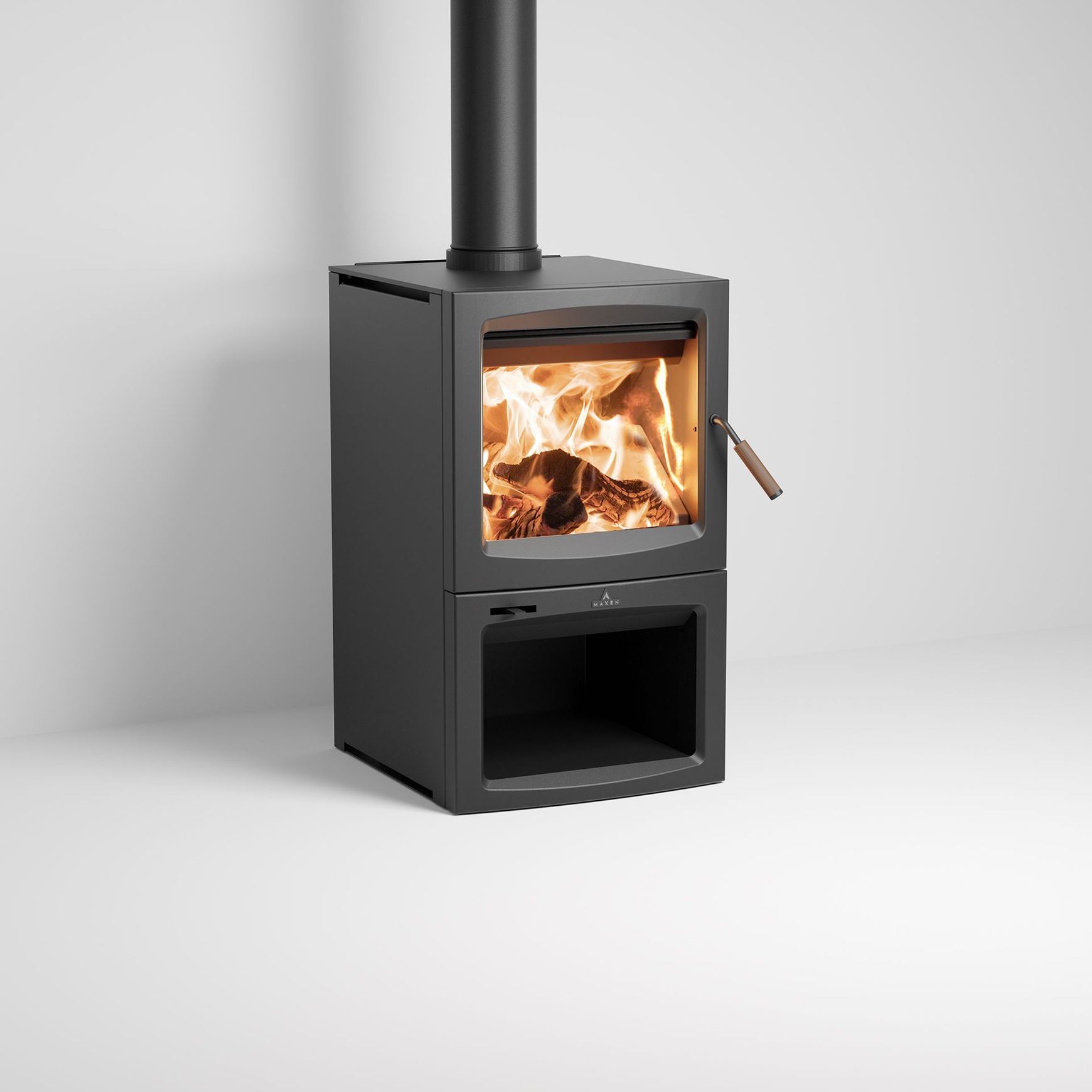 Maxen St Clair 350 ULEB Freestanding Wood Fireplace