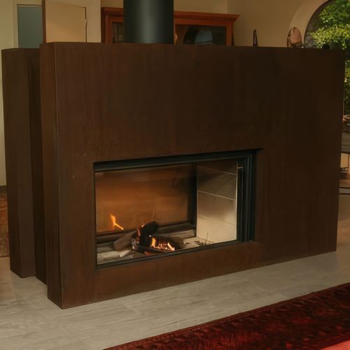 Stuv 21/125 Double Sided Wood Fireplace