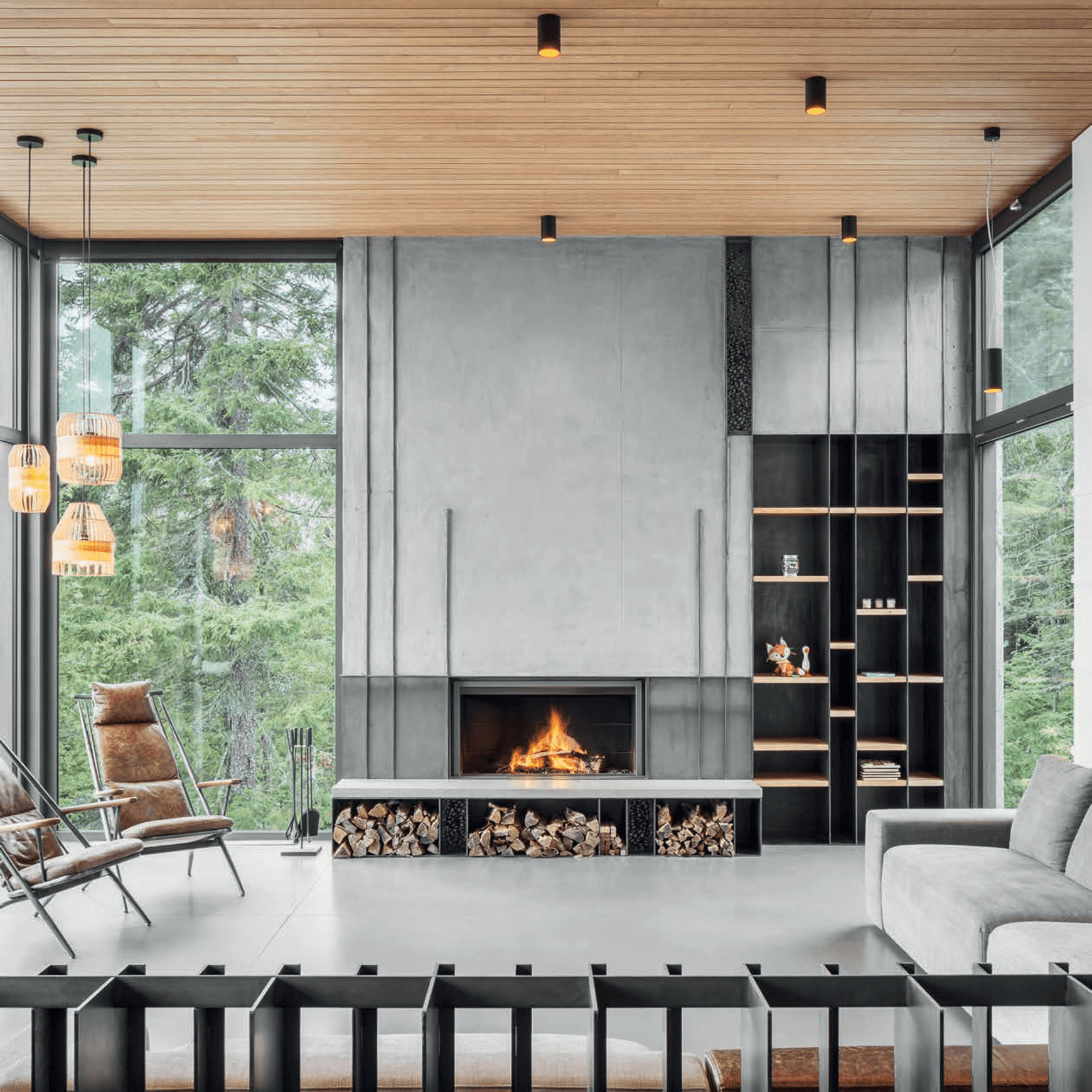 Stûv 21 Inbuilt Wood Fireplace Range