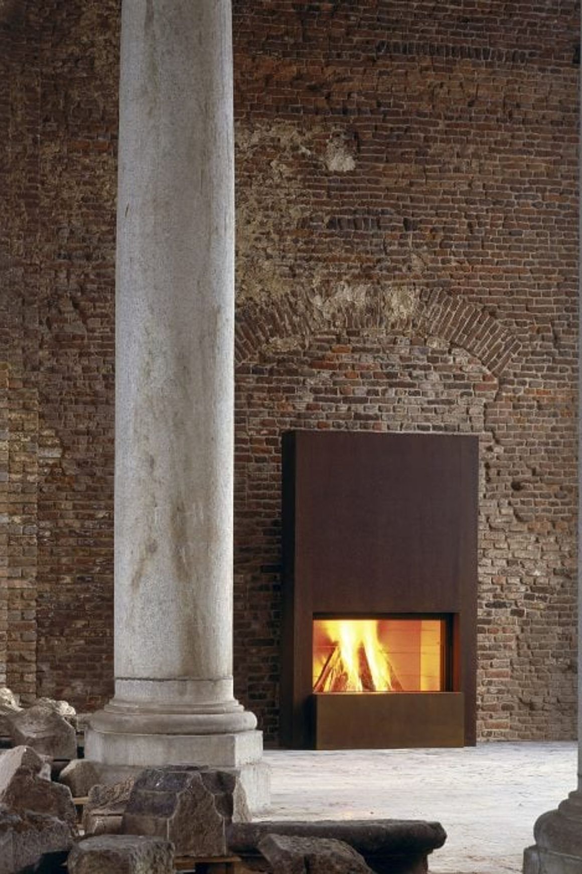 Stuv 21/105 Single Sided Wood Fireplace