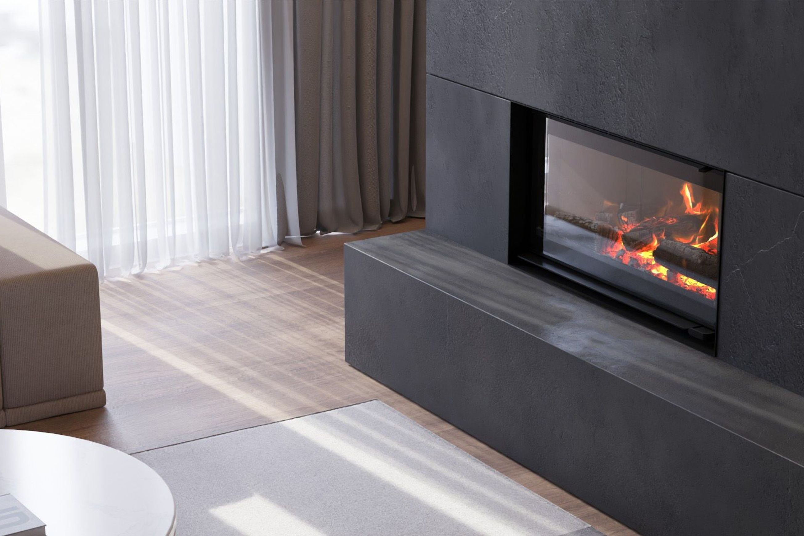 Escea TC970 Inbuilt Wood Fireplace