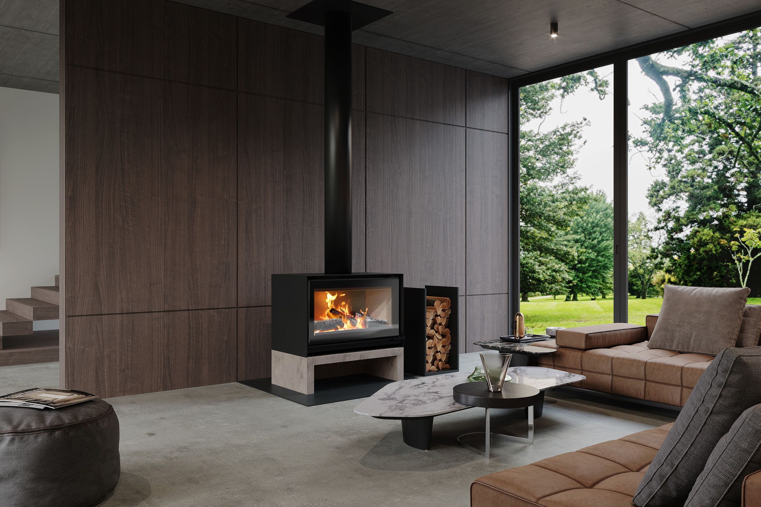 Escea TFS1000 Freestanding Wood Fireplace