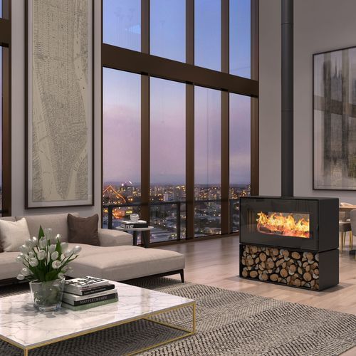 VisionLINE Taurus Double-Sided Clean Air Fire