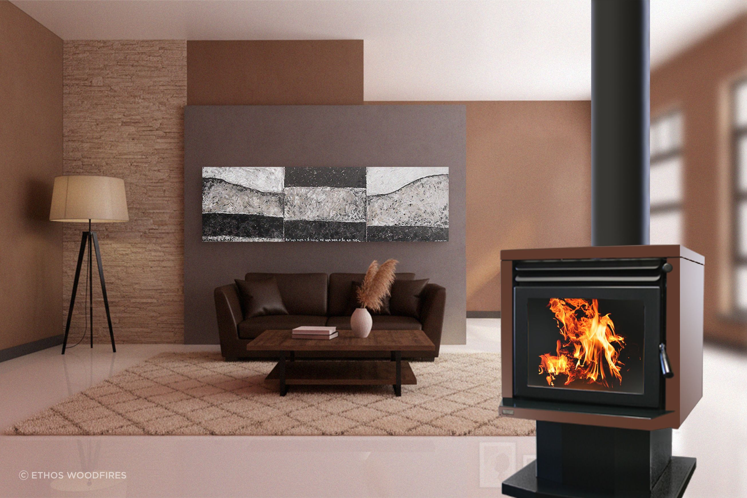Genesis Freestanding Fire