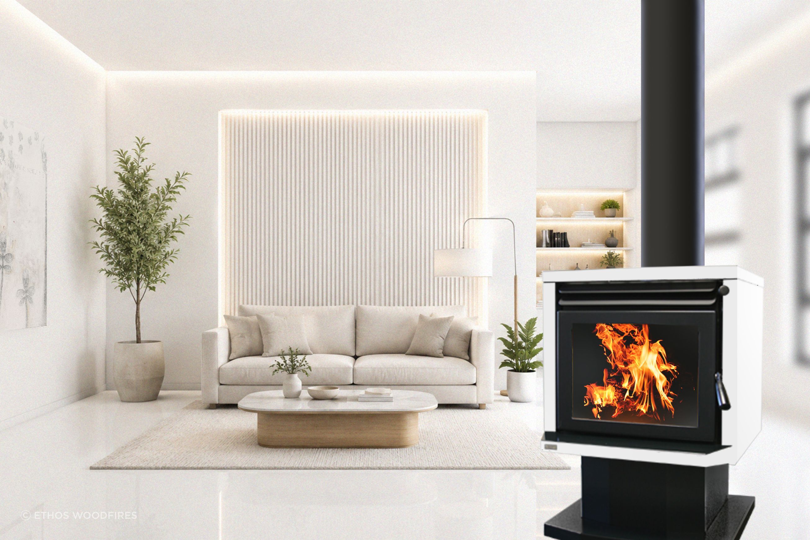Genesis Freestanding Fire