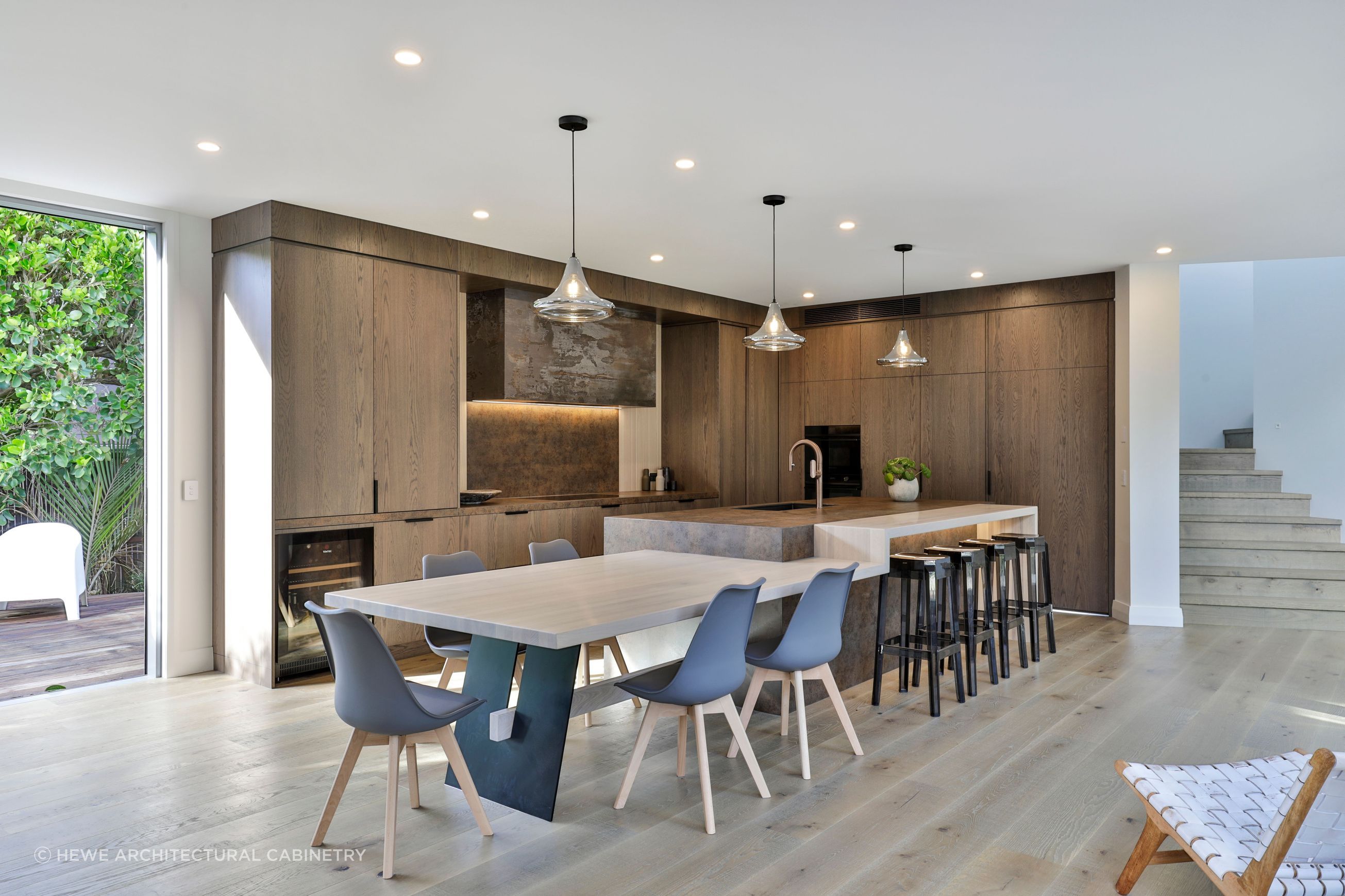 Stained Oak Benchtop