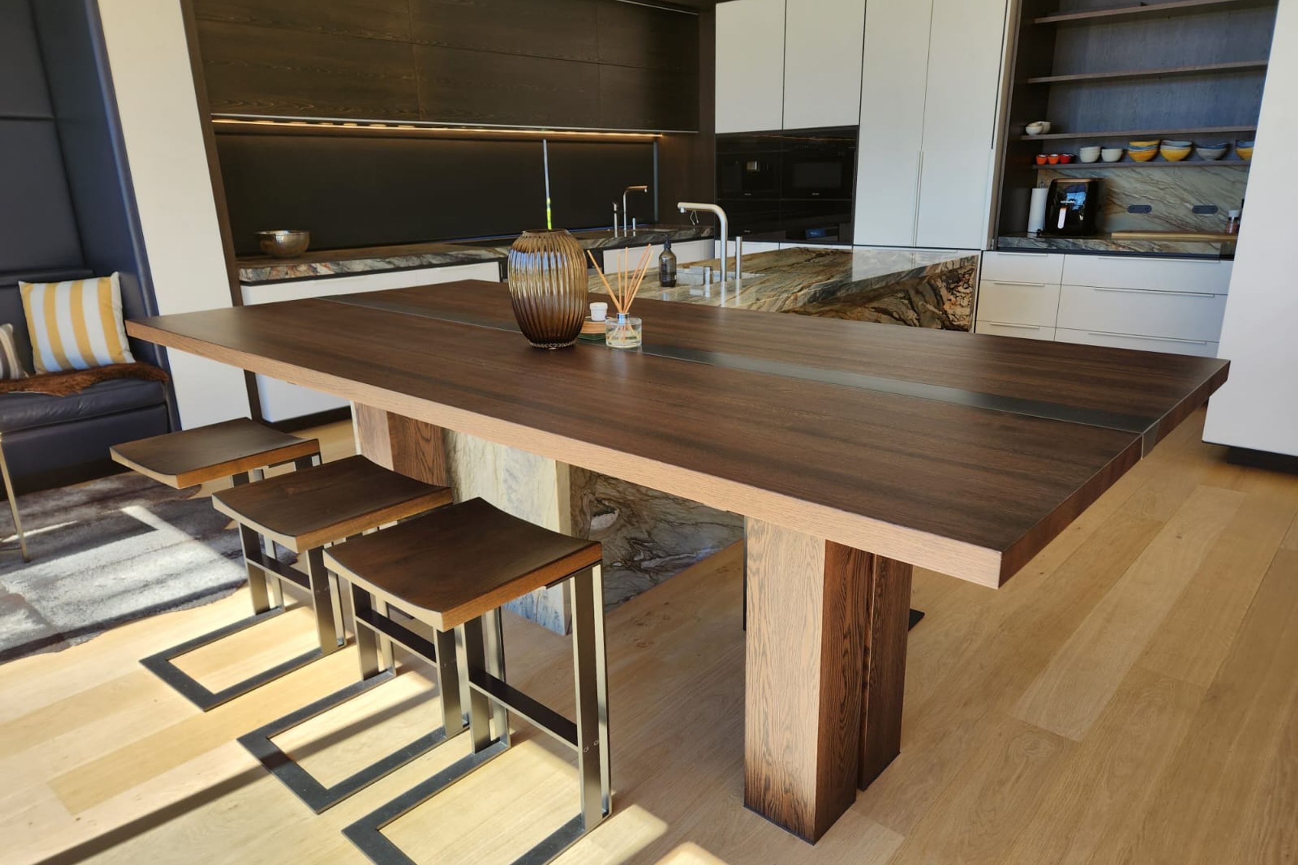Stained Oak Benchtop