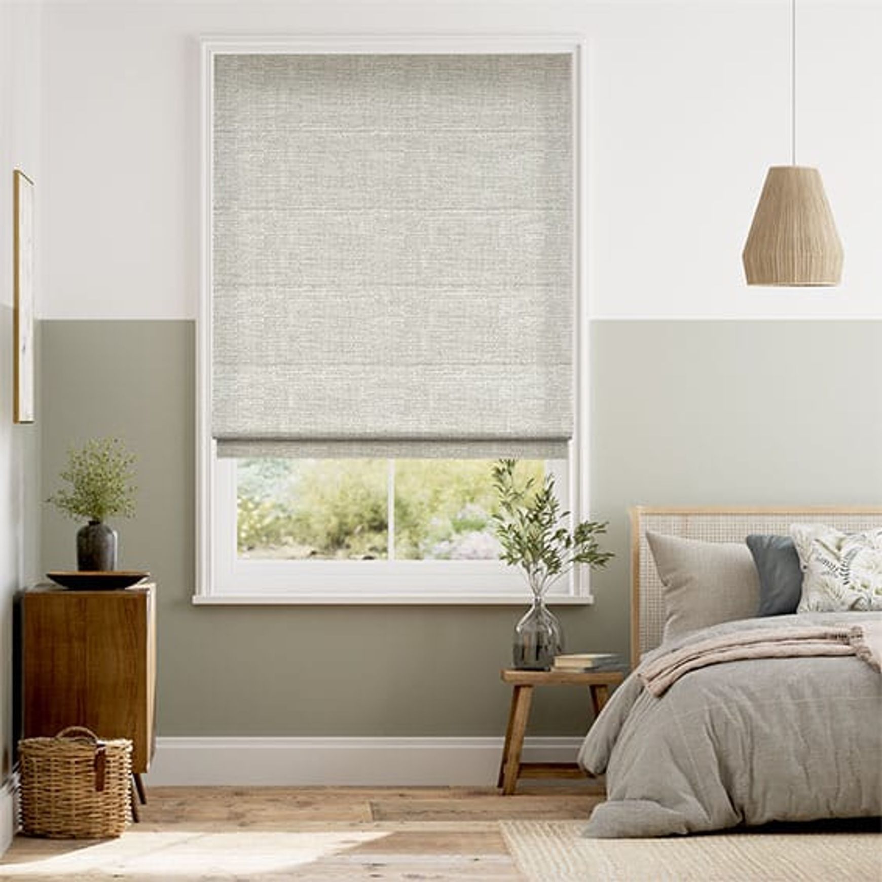 Harlow Stone | Roman Blinds