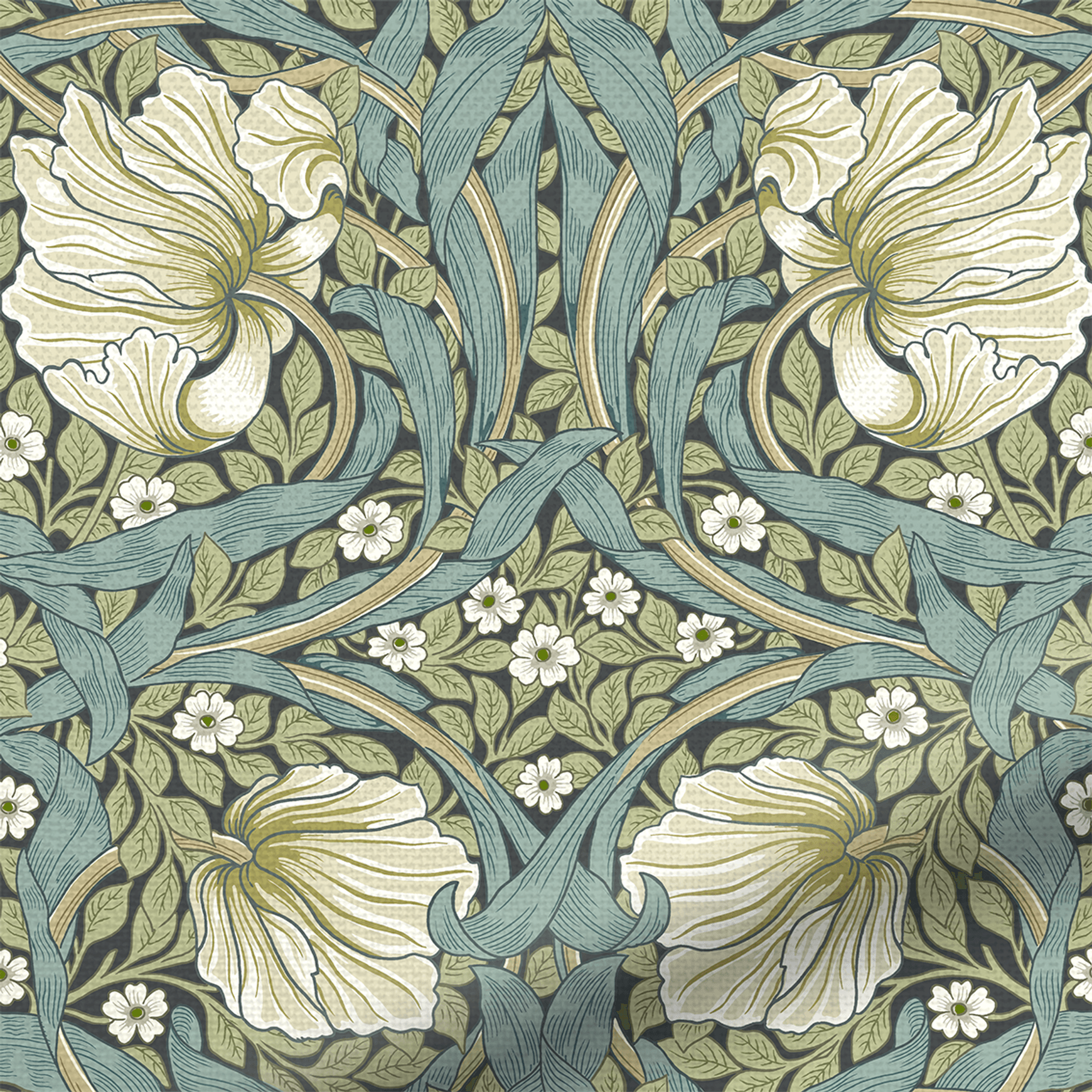 William Morris Pimpernel Sage | Roman Blinds