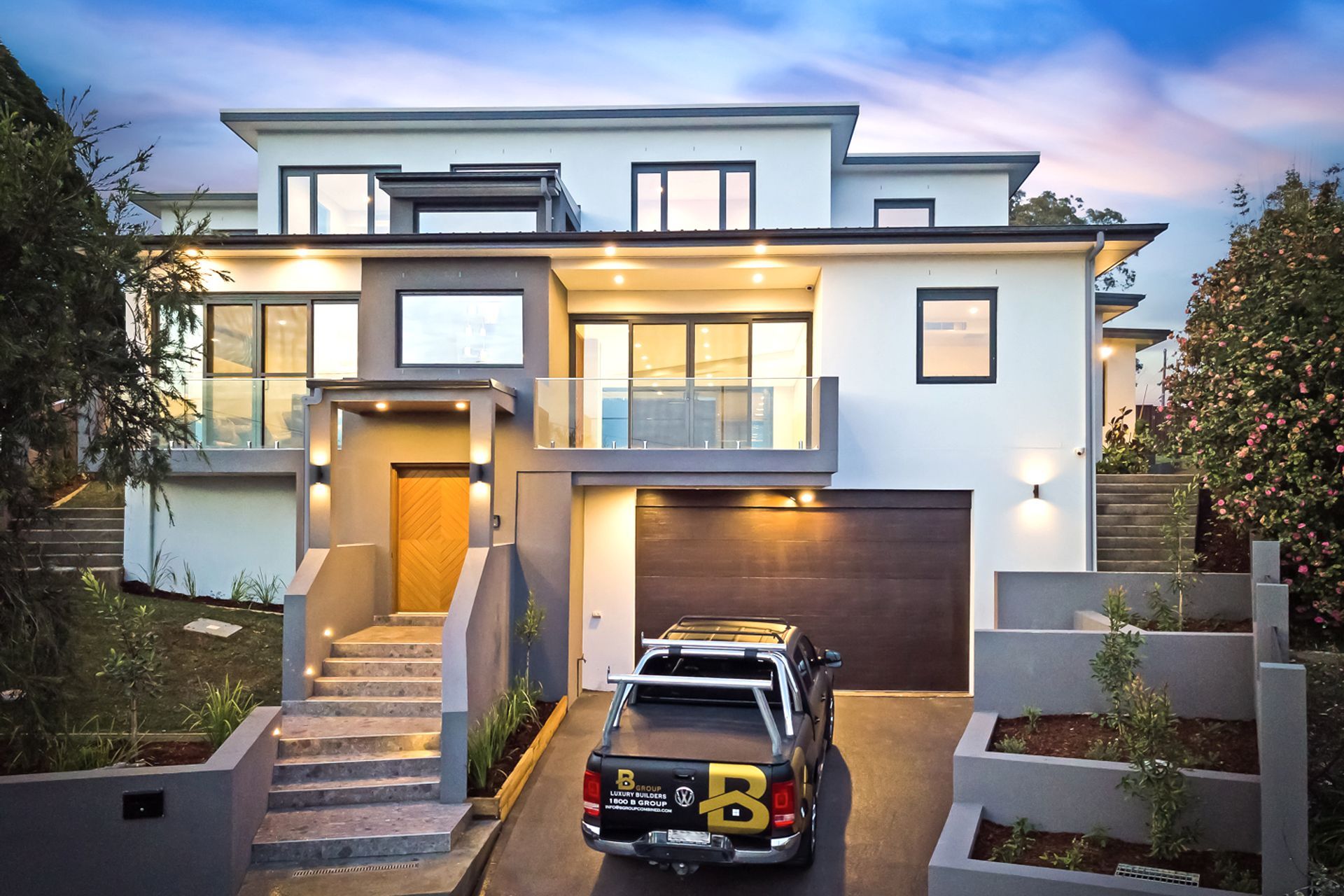 Hero Banner for B Group Luxury Builders