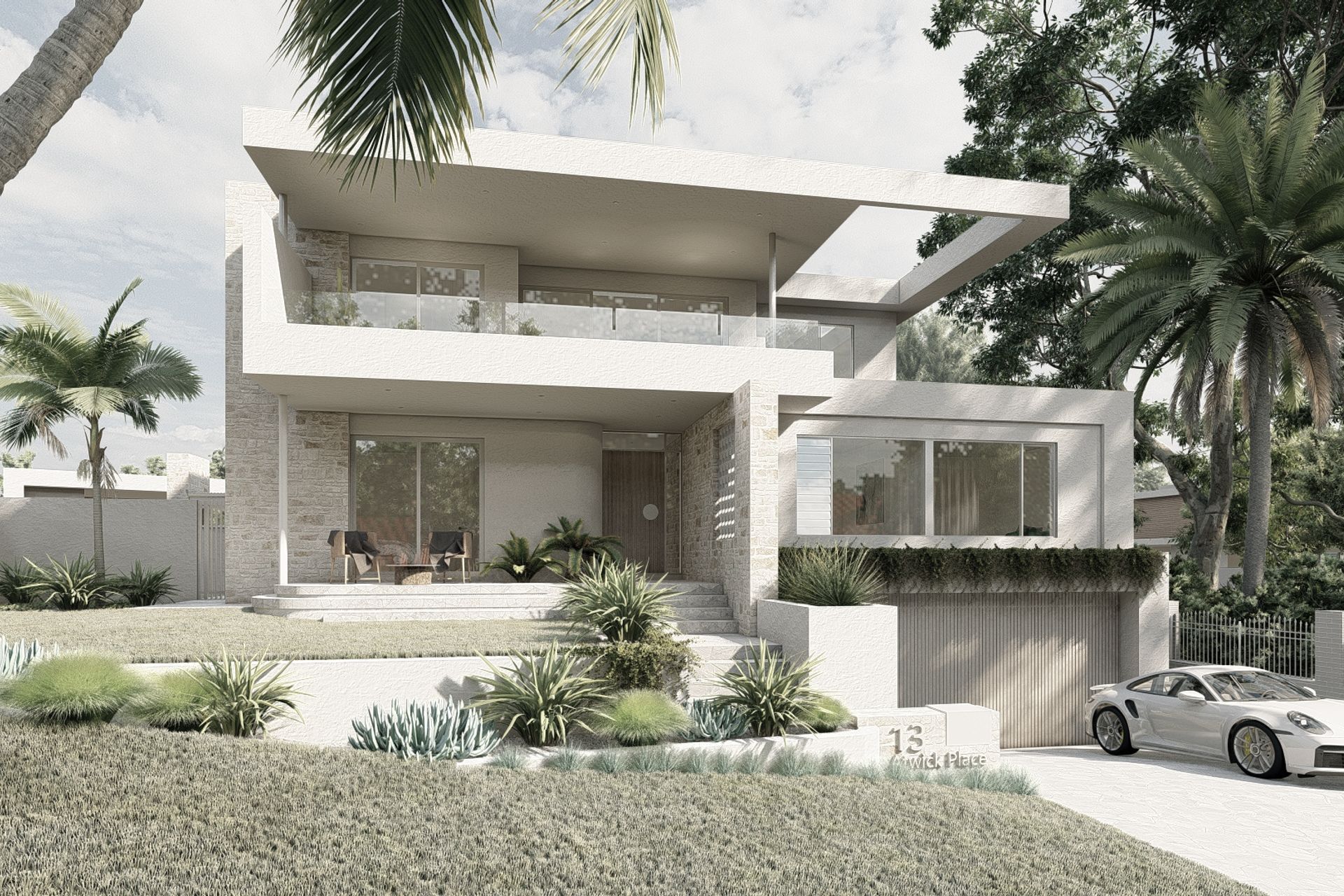 White on White Design banner