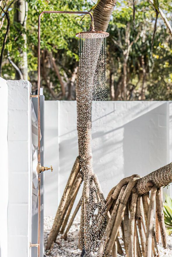 Slightly Garden Obsessed Outdoor Shower