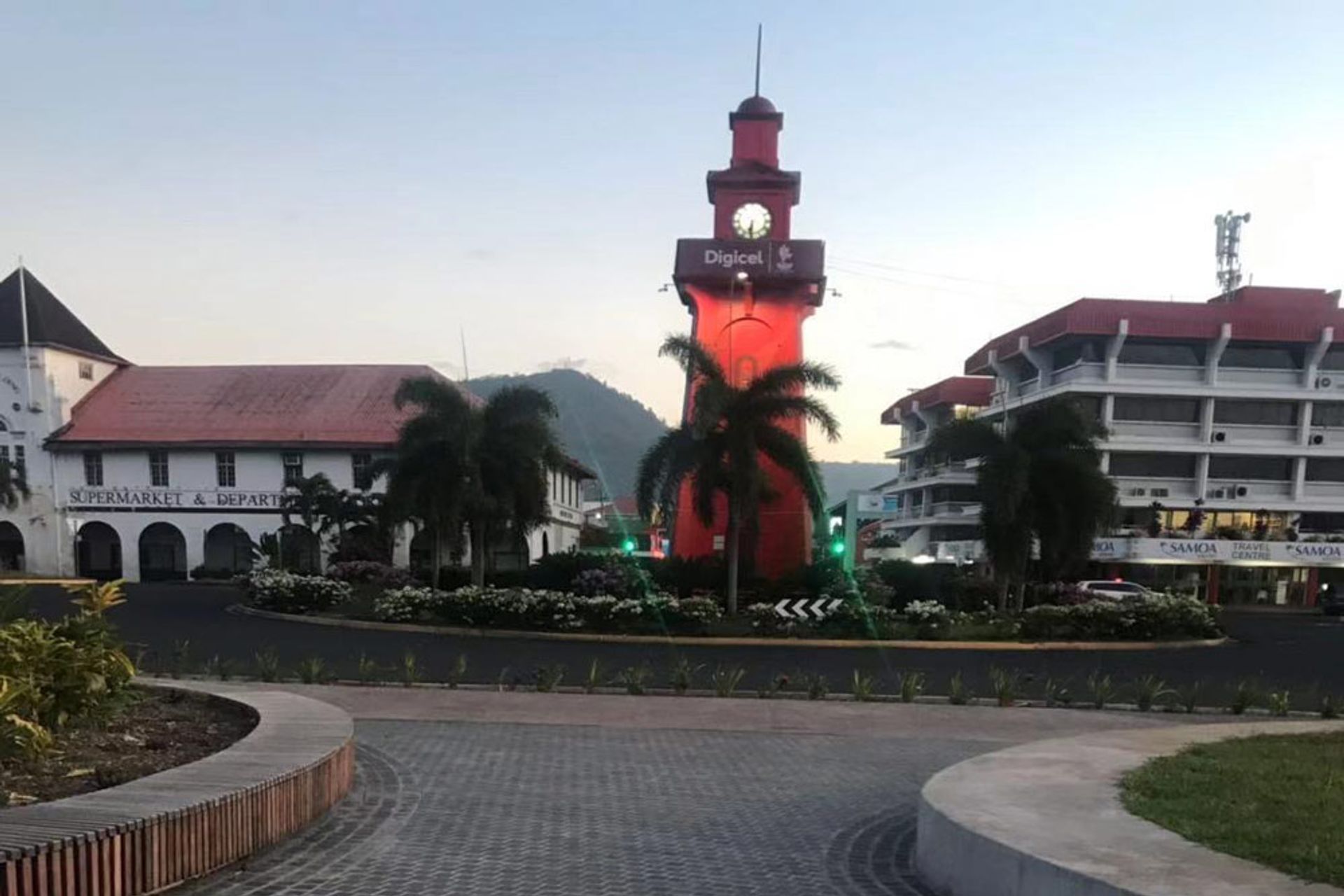 Bluestone paving Horizon international in Samoa