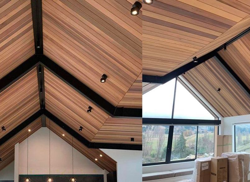 Cedar Ceiling - Architectural Build Wanaka
